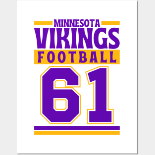 Minnesota Vikings 1961 American Football Edition 3 Posters and Art